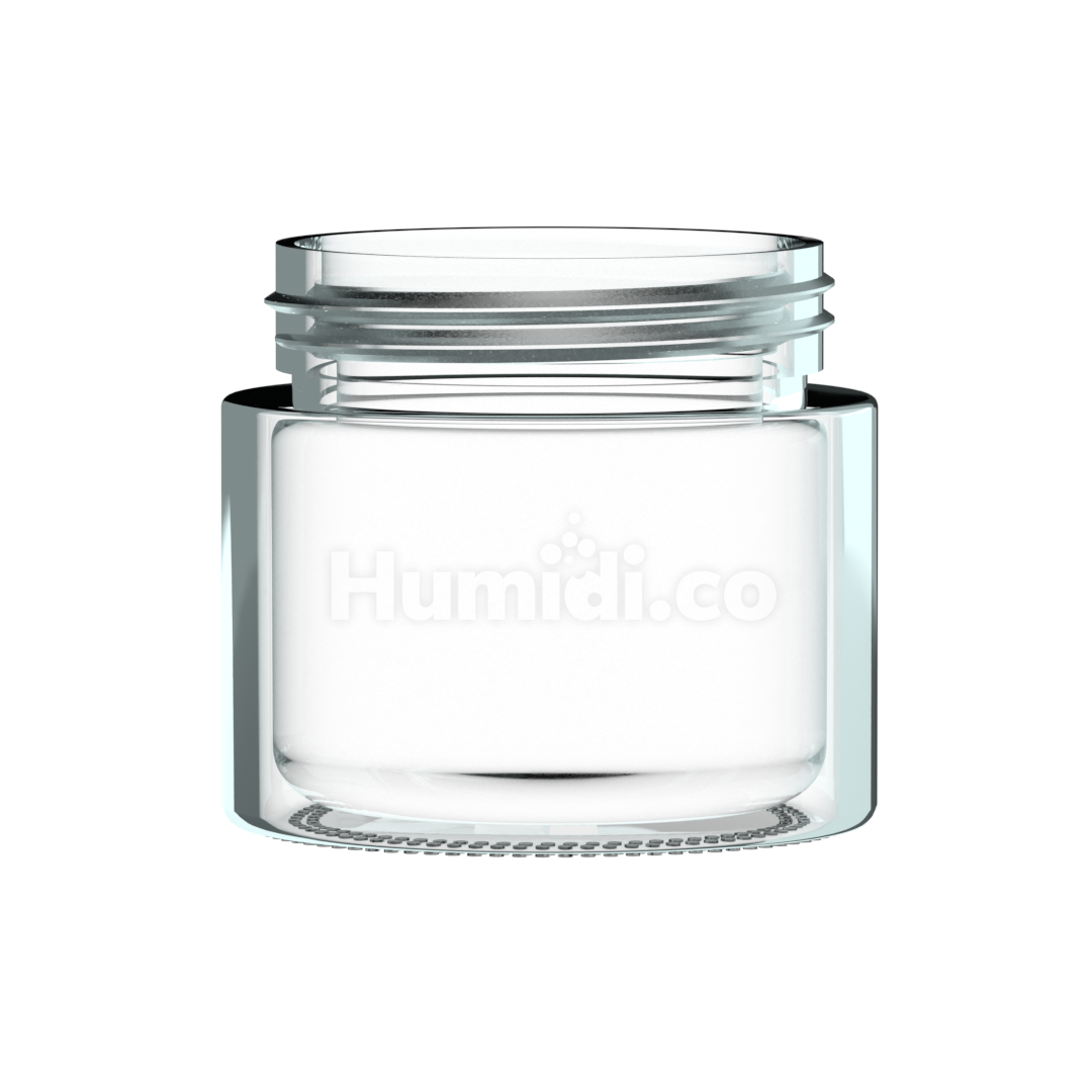 Flat Bottom 2oz Glass Jar ChildResistant Humidi.Co
