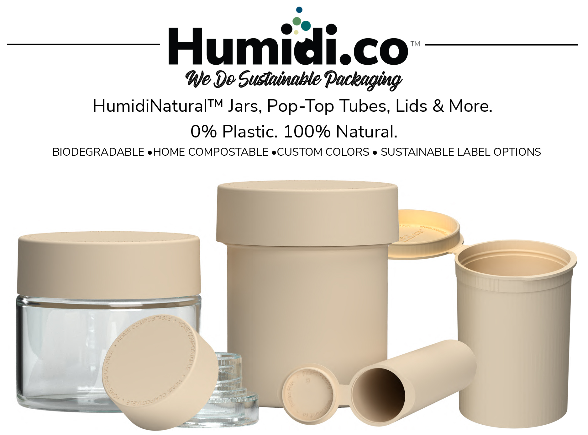 Sample Pack - Child Resistant Pop Top Bottles & Container