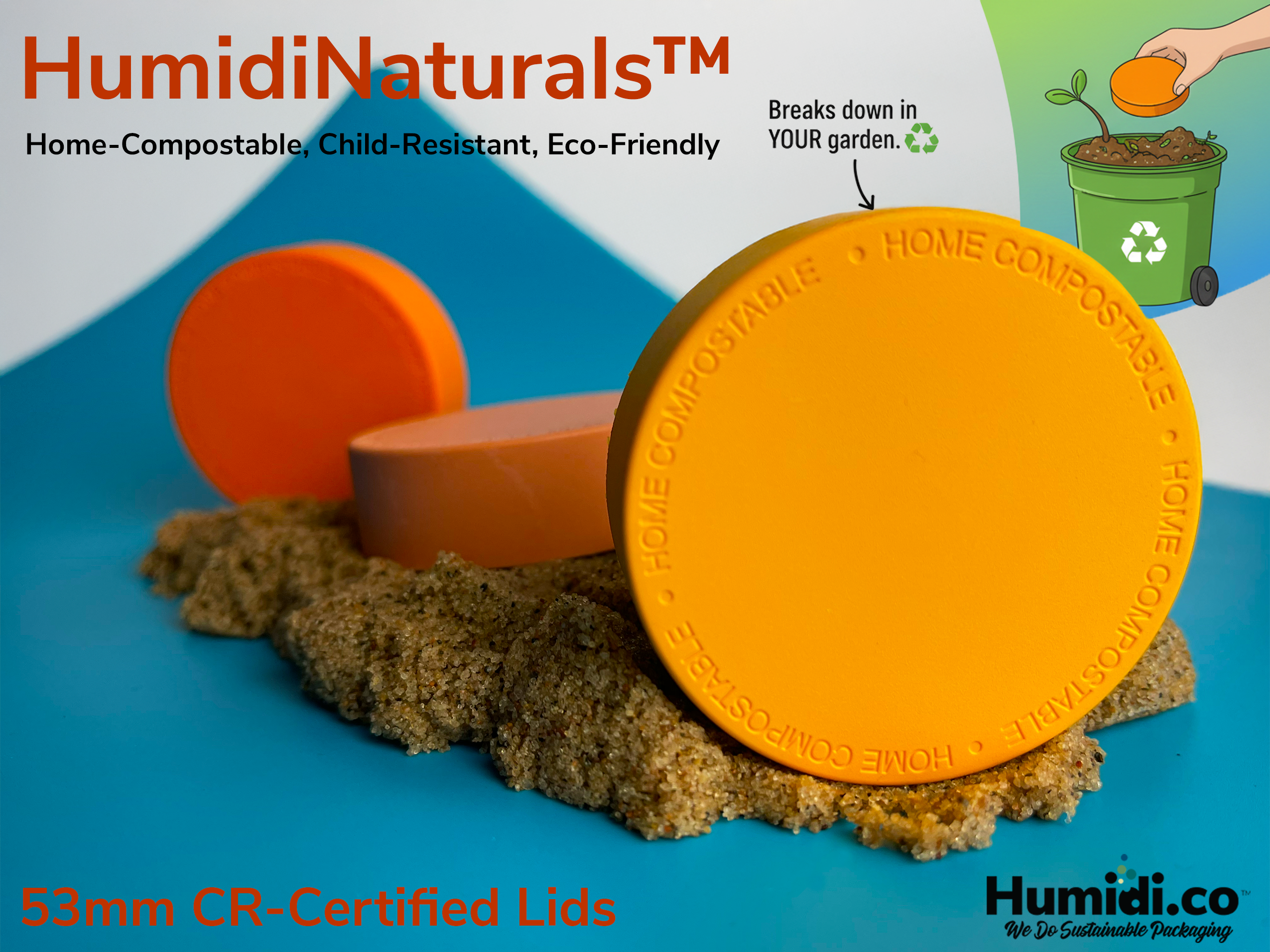 HumidiNatural Lids HomeCompostable Post